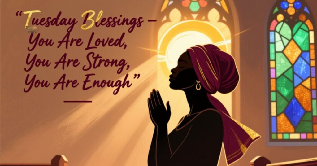 African American Tuesday Blessings Quotes Images
