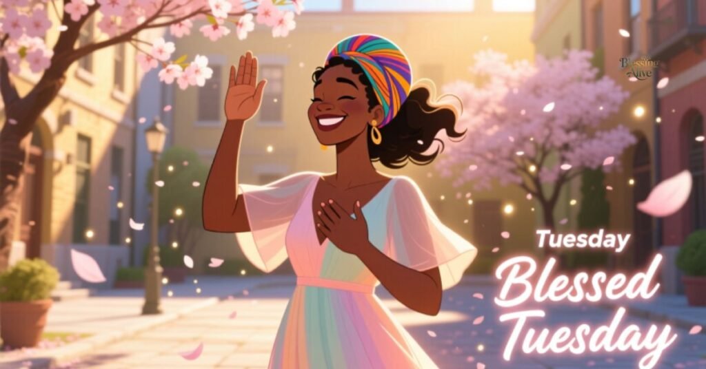 African American Tuesday blessings GIF
