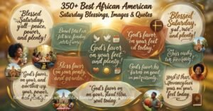 350+ Best African American Saturday Blessings, Images & Quotes