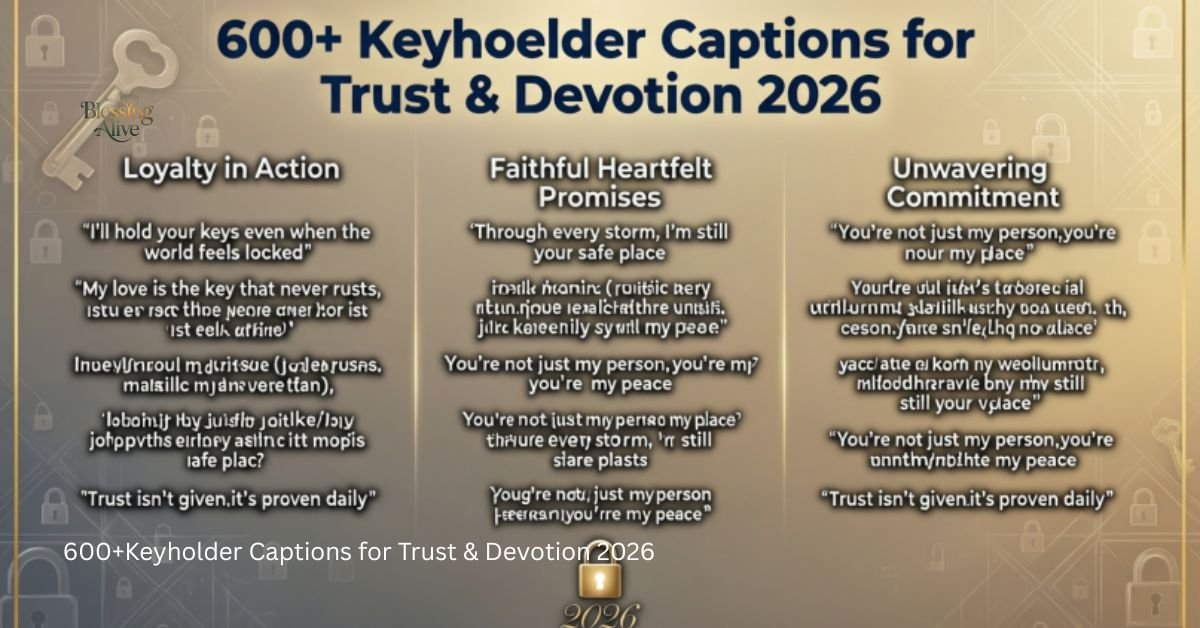 600+Keyholder Captions for Trust & Devotion 2026