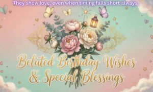 Belated Birthday Wishes & Special Blessings