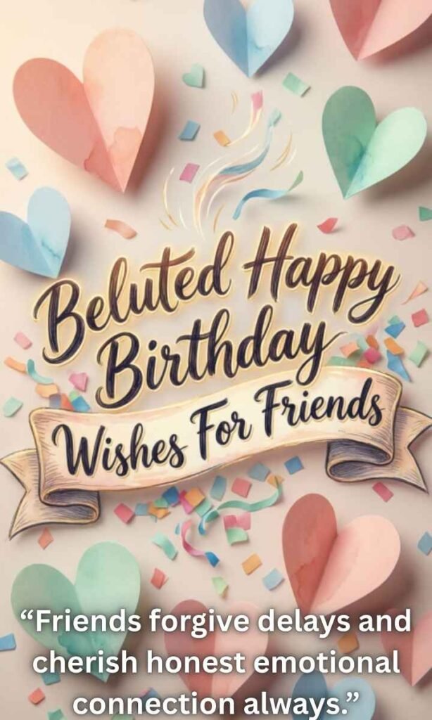 Belated Happy Birthday Wishes For Friends