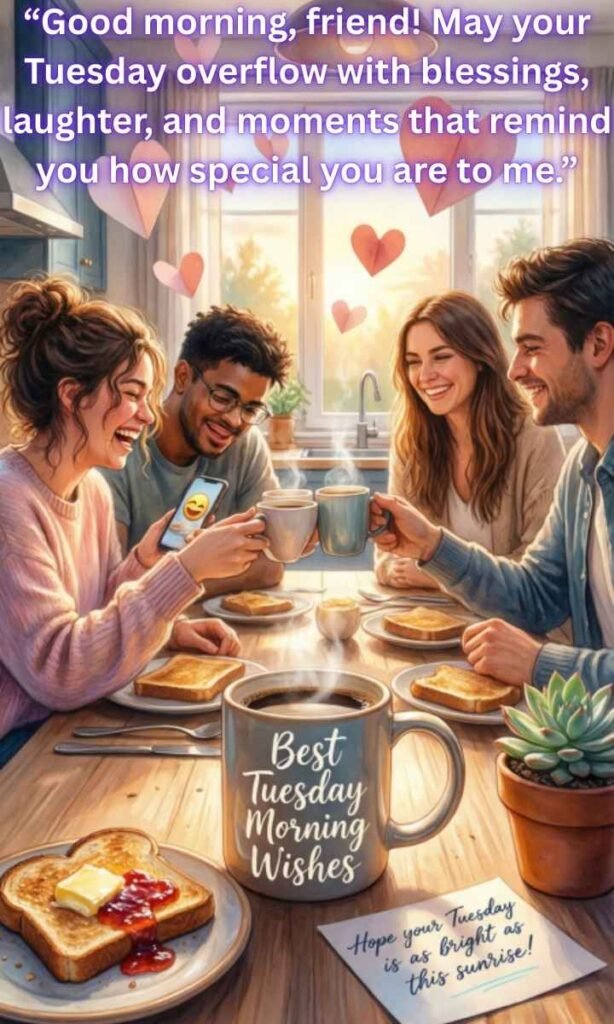 Best Tuesday Morning Wishes for Friends