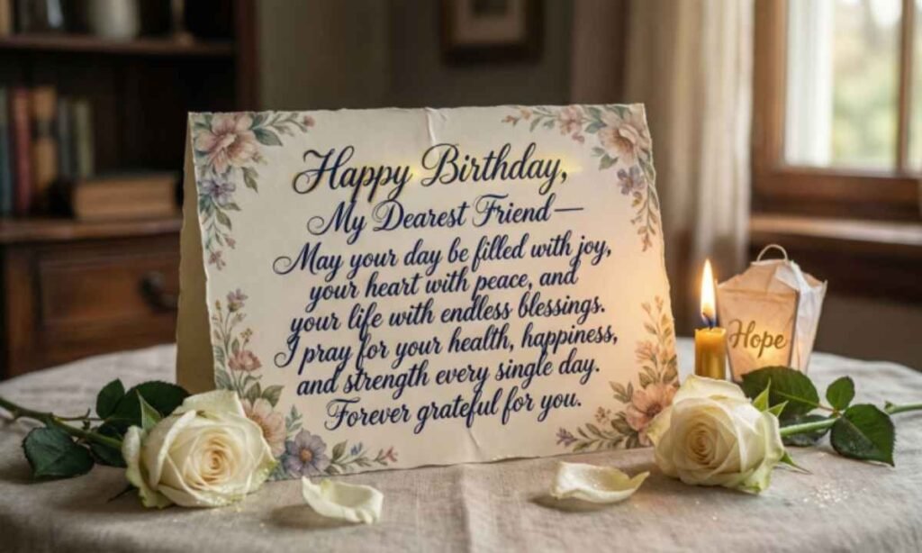 Birthday Prayer Wishes For A Friend