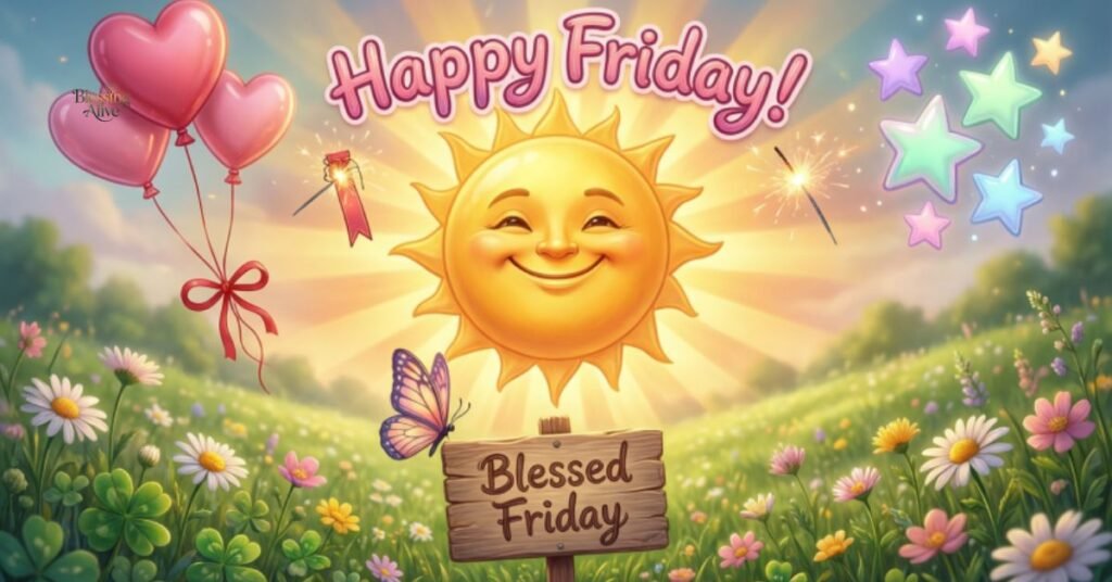 cute happy friday blessings
