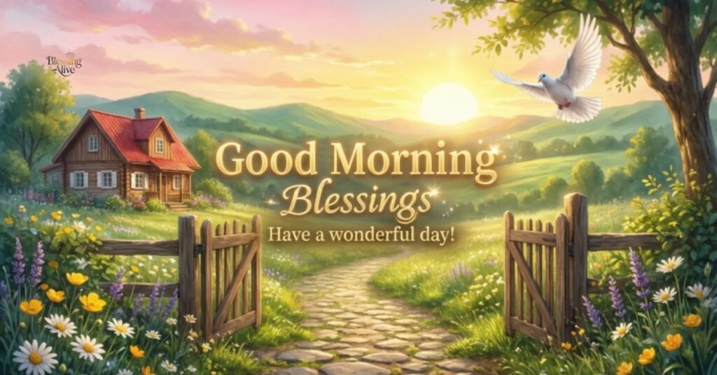 Good Morning Blessings GIF for WhatsApp