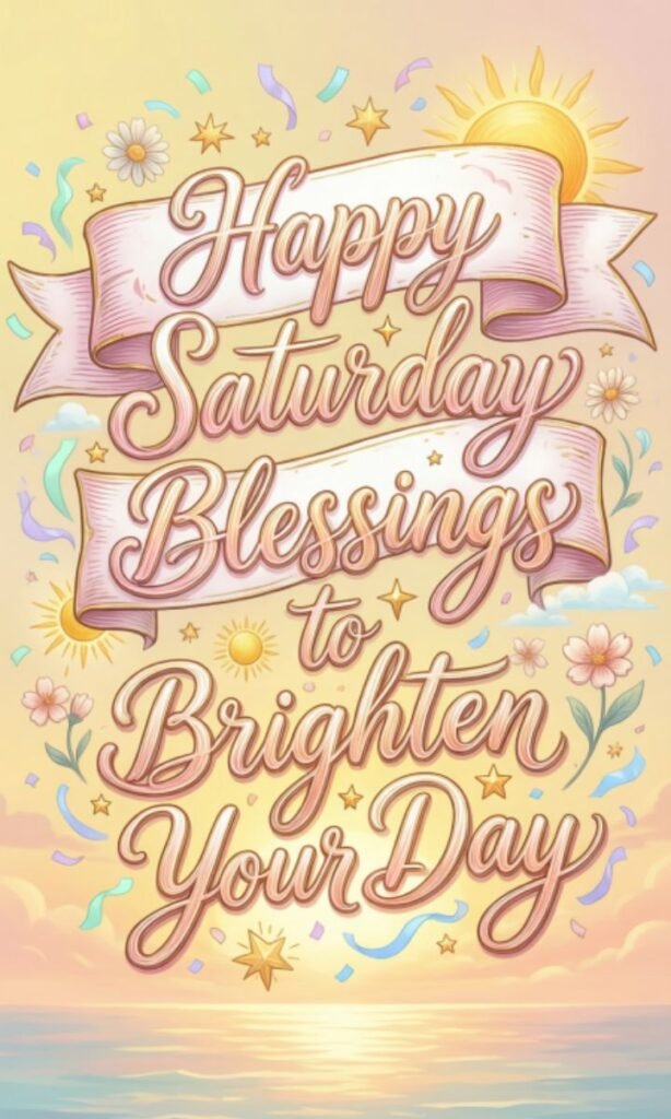 Happy Saturday Blessings to Brighten Your Day
