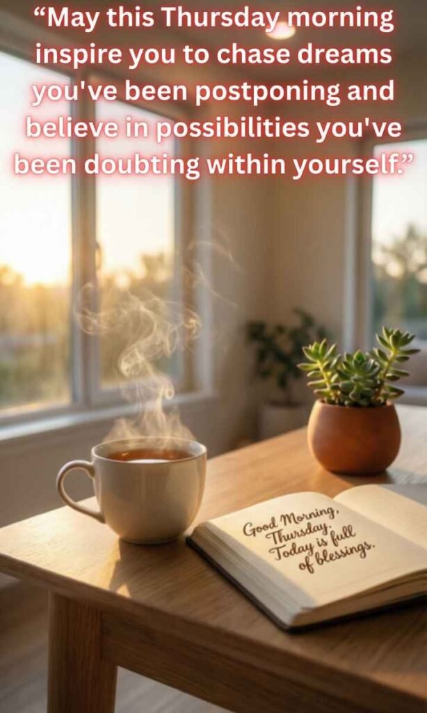 Inspirational Good Morning Thursday Blessings