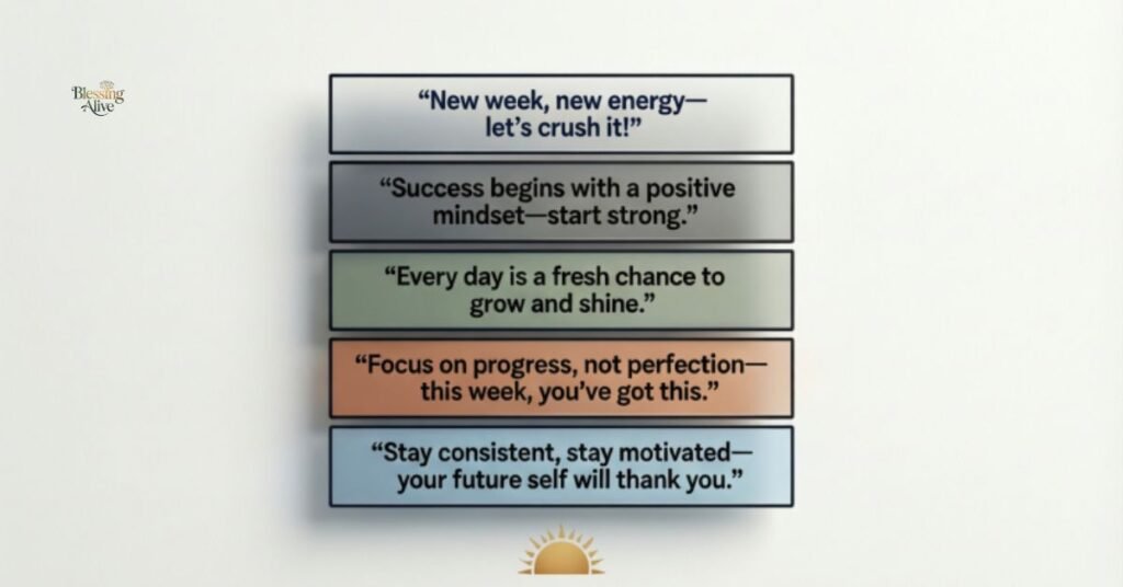 New Week Quotes and Sayings for Work