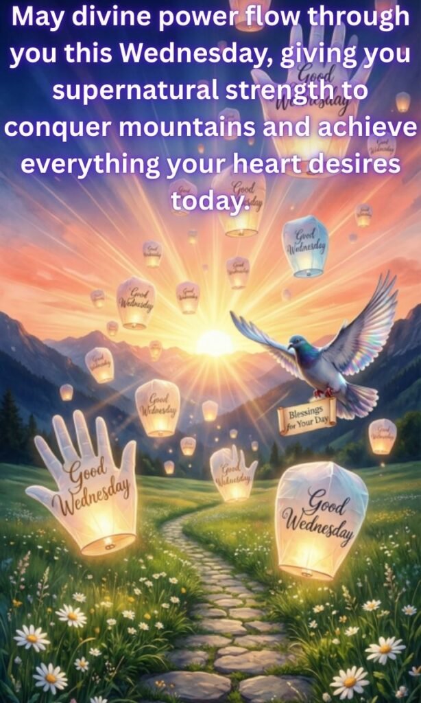 Powerful Good Wednesday Morning Blessings