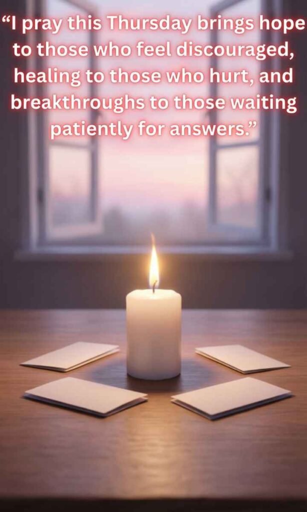 Thursday Prayers for Strength, Peace, and Hope