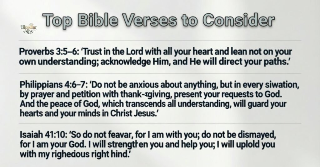 Top Bible Verses to Consider