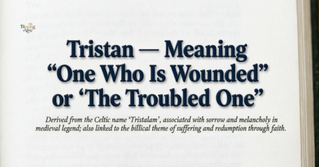 tristan name meaning bible