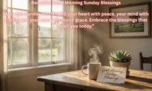 Beautiful Good Morning Sunday Blessings