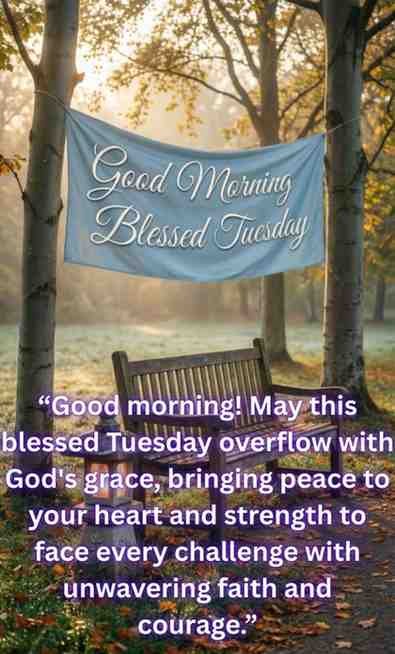 Good Morning Tuesday Blessings