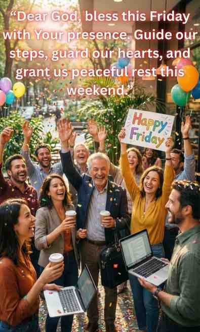 Happy Friday Blessings Image:
Happy Friday! May your day be as bright as this morning sky and twice as beautiful.