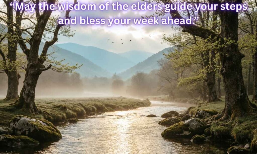 Why Friday Blessings Matter in Black Spiritual Tradition Image:
“May the wisdom of the elders guide your steps and bless your week ahead.”