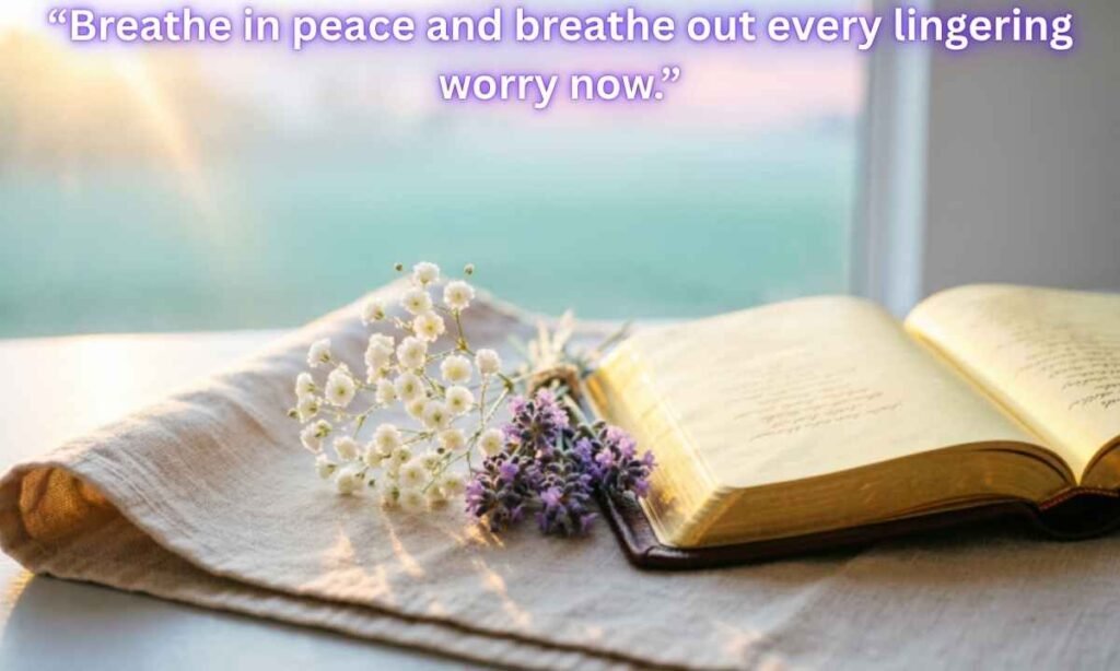 Faithful Wednesday Morning Prayers Images:
Breathe in peace and breathe out every lingering worry now.