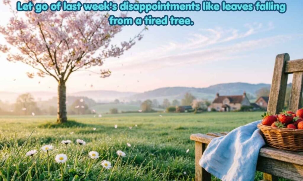 Good Morning, Saturday Blessings Image:
Good Morning, Saturday Blessings
create a beautiful picture without any text.