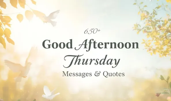 Thankful Afternoon Gratitude Messages