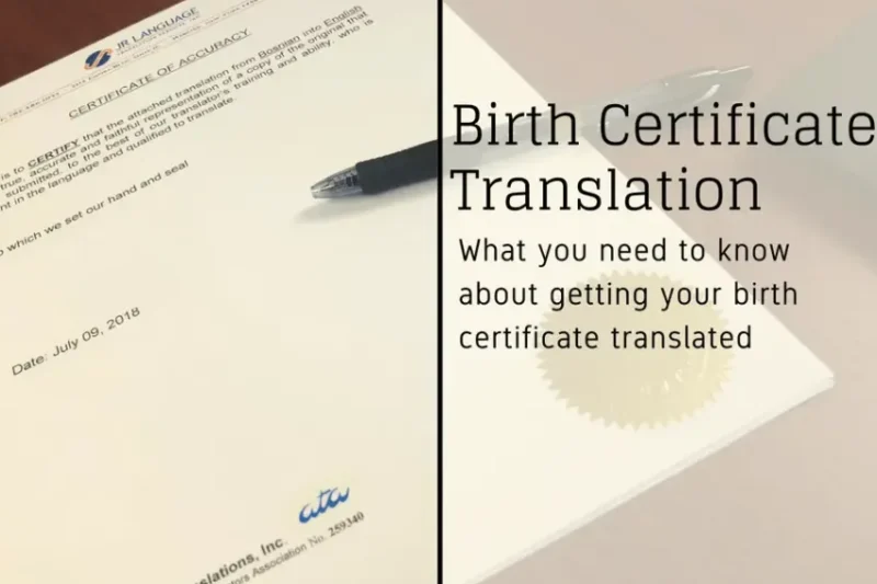 How to Get a Certified Birth Certificate Translation Without Delays